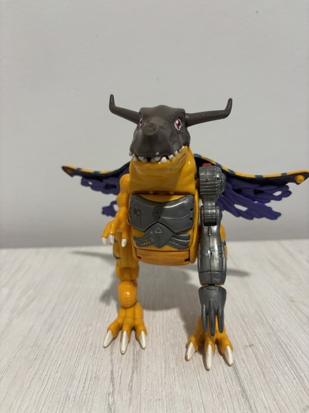 Bandai Digimon Adventure Super Evolution Serie No. 1 figura Greymon de metal
