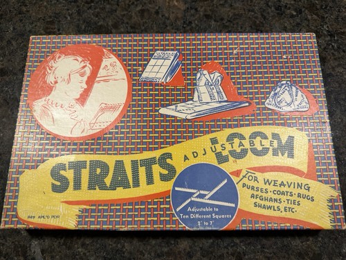 Vintage Straits Adjustable Loom Original Box Complete With Instructions