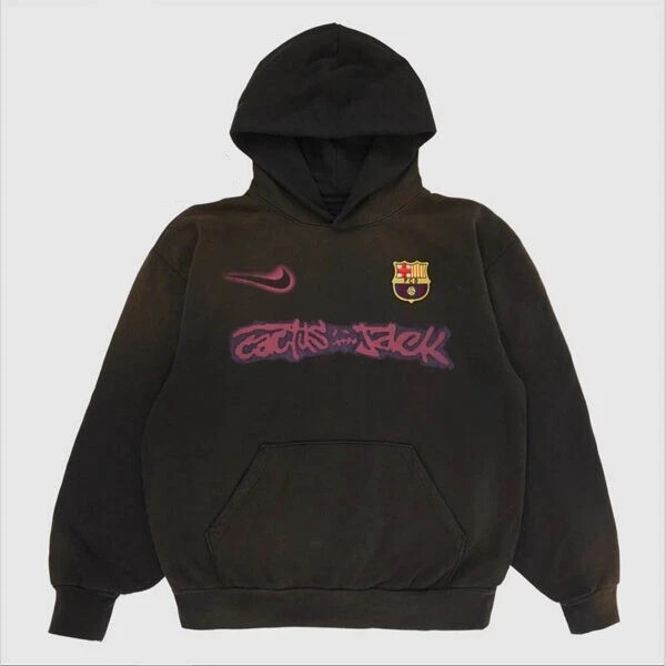 HOT SALE! Travis Scott Barcelona Cactus Jack 2025 Logo Pullover