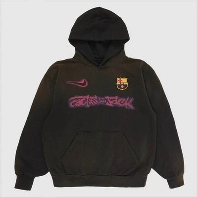 ウェア Travis Scott Cactus Jack Barcelona L HOT SALE! Travis Scott Barcelona Cactus Jack 2025 Logo Pullover