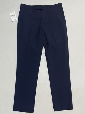 Next Tailoring Mens Trousers Size 31R X 31 Slim Fit Navy Dress Pants Casual