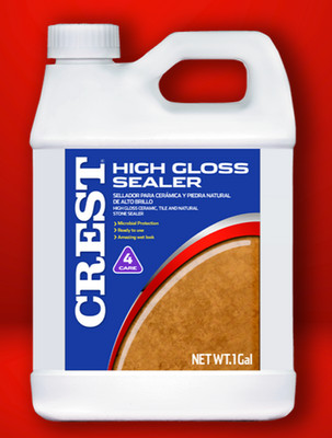 Crest sealer gallon size  for handmade tiles and other clay ceramic tiles