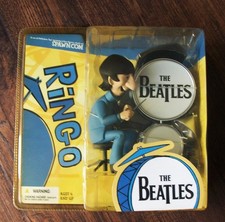 McFarlane Beatles RINGO STARR Cartoon Series Action Figure & Drums 2004