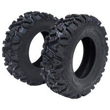 Durable All-Terrain ATV/UTV Tubeless Tires Set of 2, Multiple Sizes Vehicles