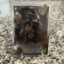 2025 Topps Chrome Fortune 15 Lamar Jackson F15-1 Refractor Ravens NFL