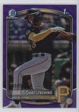 2025 Bowman Chrome Prospects Purple Wave Refractor /250 Jhonny Severino 14md
