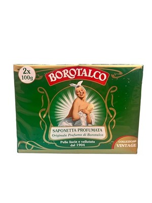 Roberts: Set of 4 Borotalco? Scented Soaps, Vintage Edition (Baby Picture) * 3.5