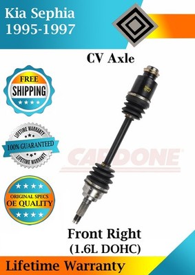 CARDONE OEM Front Right CV Axle For 1995-1997 Kia Sephia 1.6L DOHC Lifetime W.