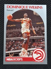 1990-91 NBA Hoops Properties Dominique Wilkins #36 Atlanta Hawks HOF Legend