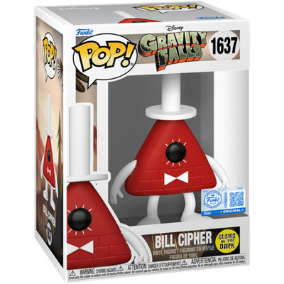 Gravity Falls - Bill Cipher - #1637 - Glow Special Edition - Animation - Funko P
