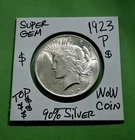 1923 P Peace Silver Dollar CHOICE GEM Brilliant Ultra Rare BU Grade Silver Coin