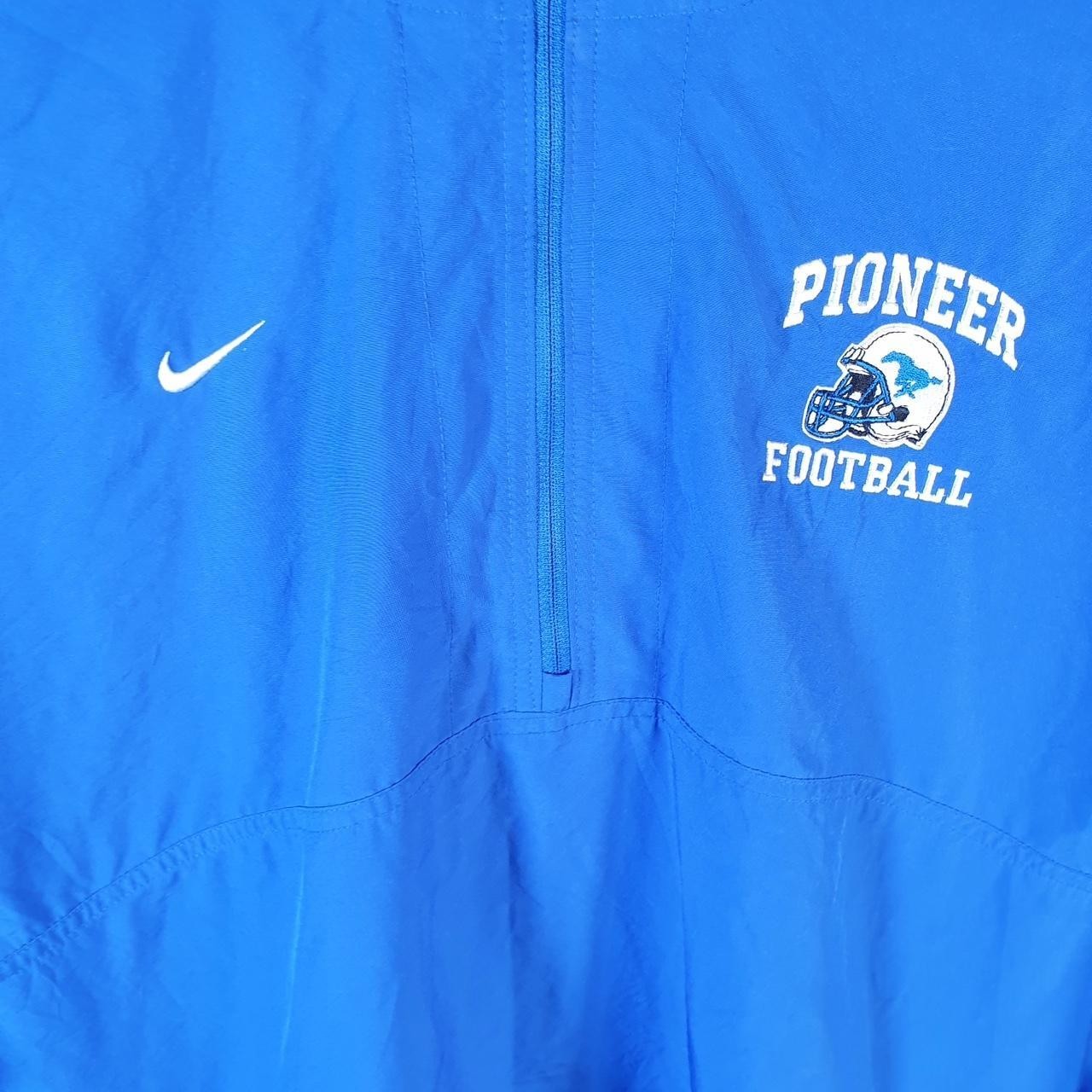 SACAI X NIKE Giacca a vento vintage Nike track jacket uomo XL blu USA swoosh 1 4 zip