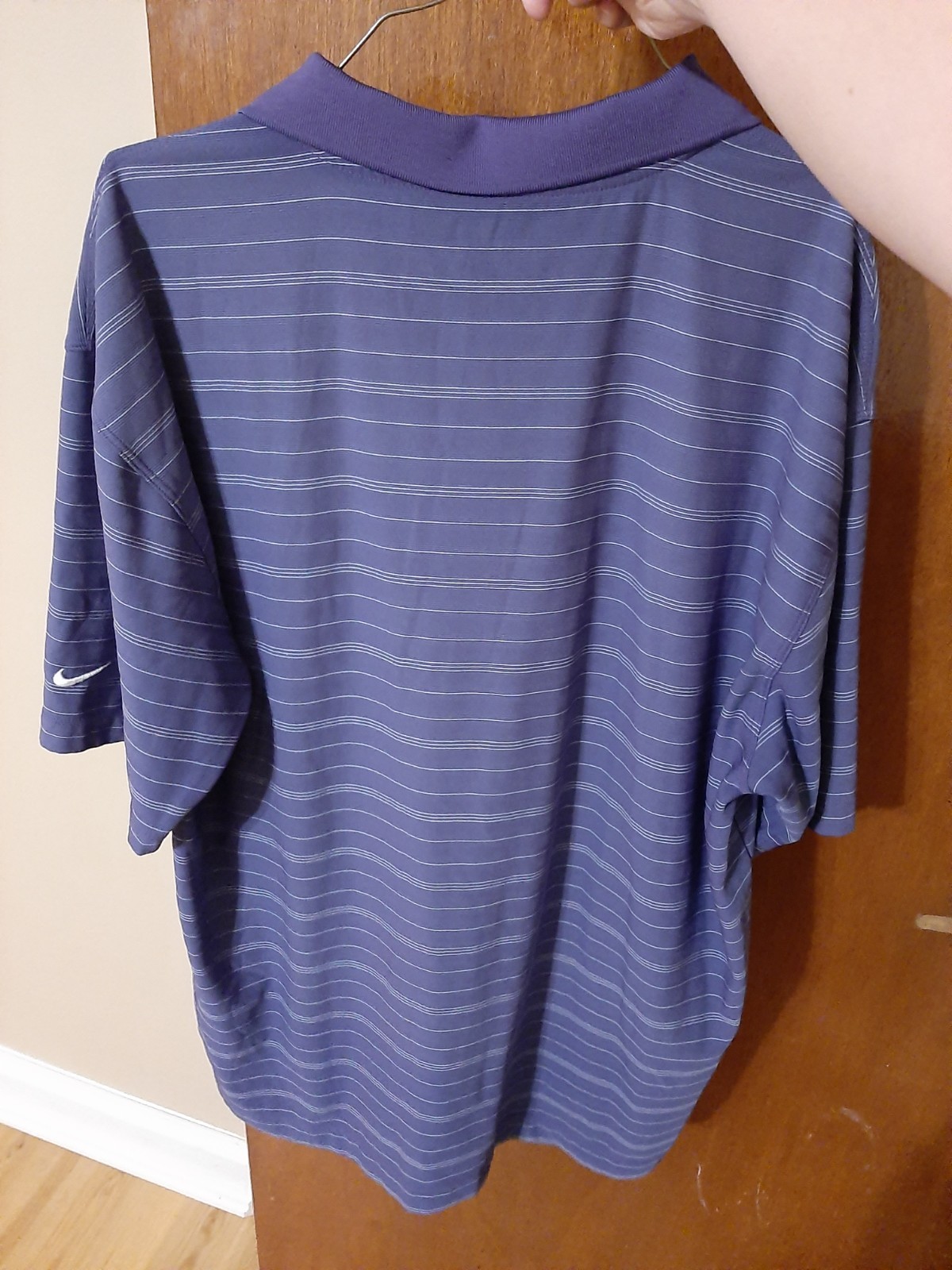 Nike Golf Mens Fit Dry Polo Purple Large thumbnail 5