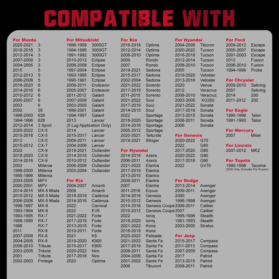 4PCS 1" Hubcentric 5x4.5 5x114.3 Wheel Spacers 12x1.5 Fits Jeep Compass Patriot - Image 3 of 4