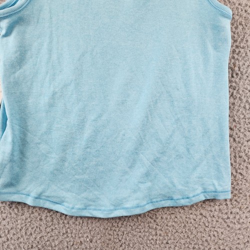 ID Ideology Core Tank Top Girls 5 Butterfly Blue Heather Crew Neck Sleeveless - Picture 10 of 12