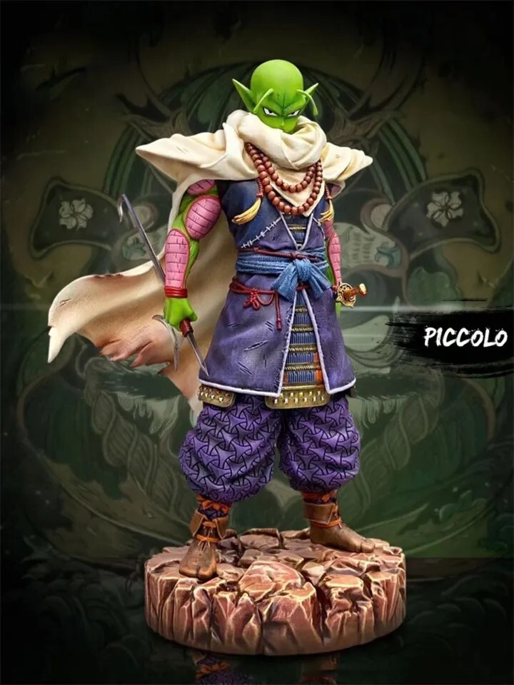 Figurine Dragon Ball Piccolo Samouraï pour décoration salon et bureau 28cm