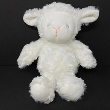 Carters White Mary Had Little Lamb Plush Wind Up Musical Stuffed Animal Crib Toy