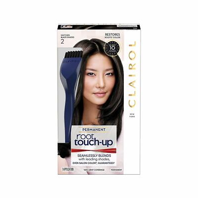CLAIROL NICE'N EASY ROOT TOUCH-UP MATCHES - 2 SCHWARZTÖNE