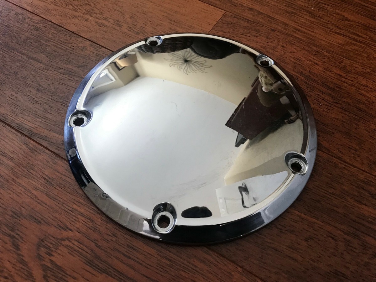 N.⑤ Harley Davidson 60769-06 Chrome 5 Hole Derby Cover w/ Gasket | eBay
