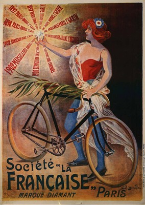 Noel Dorville ''Societe La Francaise'' french Black Artwork PAPER or CANVAS Print