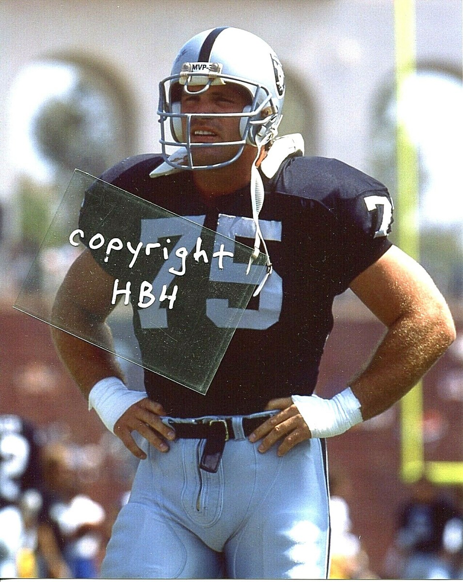 HOWIE LONG photo in action Oakland Raiders HOF (c) | eBay