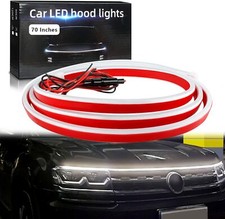 For Chevrolet Silverado Scan Start Up Car Led Hood Light Strip Drl White Running