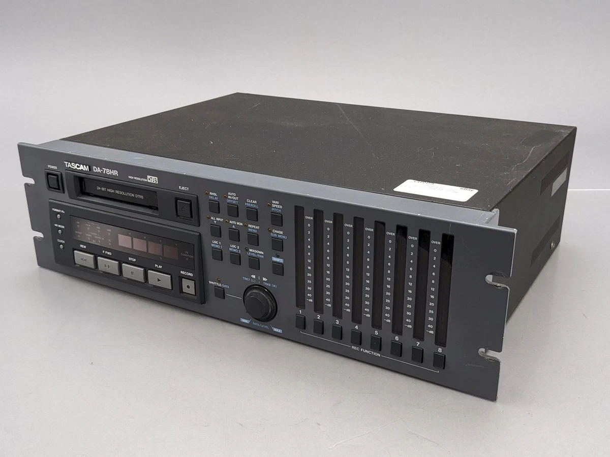 TASCAM DA-78HR 8-Track Multitrack DTRS Tape Digital Recorder - Untested