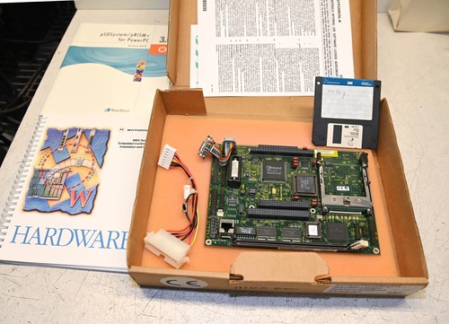 Motorola MBX860 Real Time Single Board Computer 01-W3269F Cables Software Manual
