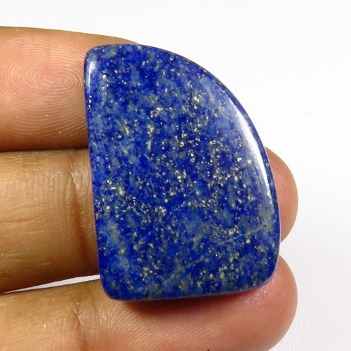 Natural Blue Lapis Lazuli Cabochon 27x20mm Smooth Fancy Gemstone 33Cts DIY LS-24 - Picture 6 of 9