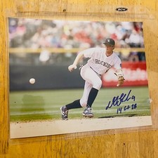 DJ LEMAHIEU ROCKIES SIGNED / AUTOGRAPHED 8X10 PHOTO YANKEES NICE!!