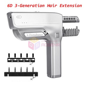 Kit D'extension 6D Pour Machine à Cheveux - Connecteur Pour Extensions Cheveux Humains - Référence T8