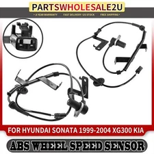 2x Front LH &RH ABS Wheel Speed Sensor for Hyundai Sonata XG300 XG350 Kia Optima