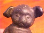 VINTAGE Cast Iron FIDO Bulldog Paperweight HUBLEY 1920s Dog Puppy 2"  H658 — photo 2