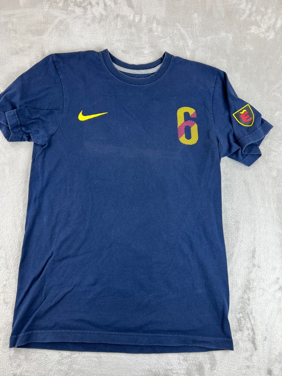 Nike Barcelona FCB Spain Hero Andrés Iniesta #6 Soccer Name Number
