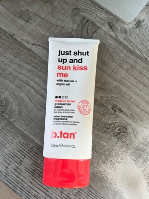 B.Tan Moisturizing & Ultra Hydrating Self Tanning Lotion Just Shut Up And KissMe