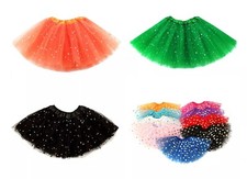 Glitter Tutu Skirts KIDS LADIES 80s Fancy Dress Adult Women Girl Tutus Hen Party