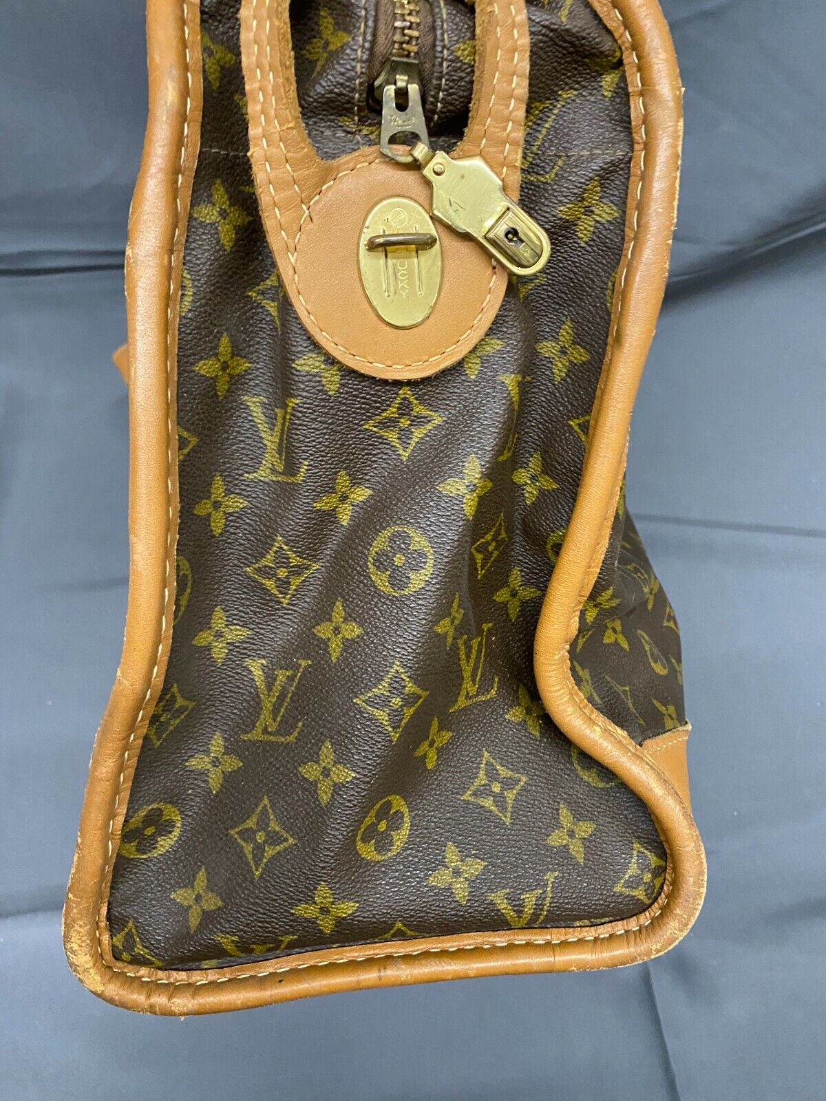 Rare Louis Vuitton The French Company Carry On Tote Bag Monogram