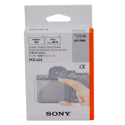 New SONY PCK-LG3 Glass Screen Protector for α7R V Camera  ILCE-7RM5 Anti-Stain