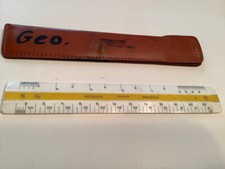 vintage original 6" Ruler: DIETZGEN 1526 P in sleeve