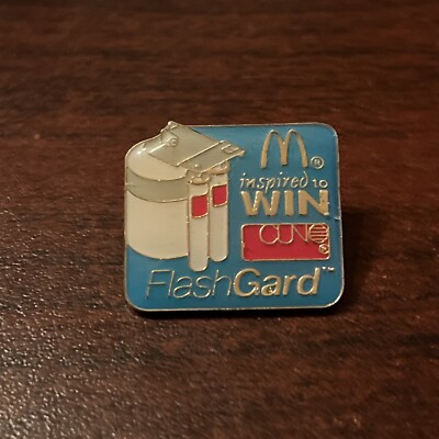 McDonald s Inspired To Win Cuno Flashgard Employee Lapel Hat Pin