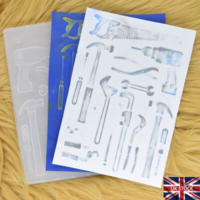 3D Handwerkzeuge Design Multi Tiefe Prägefolder, DIY, Arbeit, Handwerker, H0