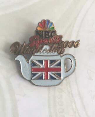2006 Wimbledon Tennis Championships NBC Guest Tee Topf Pin-Flagge Roger Federer