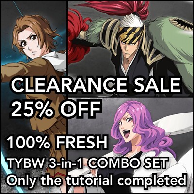 *SALE* Bleach Brave Souls *100% FRESH* TYBW Masaki True Bankai Renji Kirio