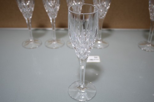 Bleikristall Champagner Gläser Sektgläser 6 Stück 21,5cm 312gram - Bild 2 von 6
