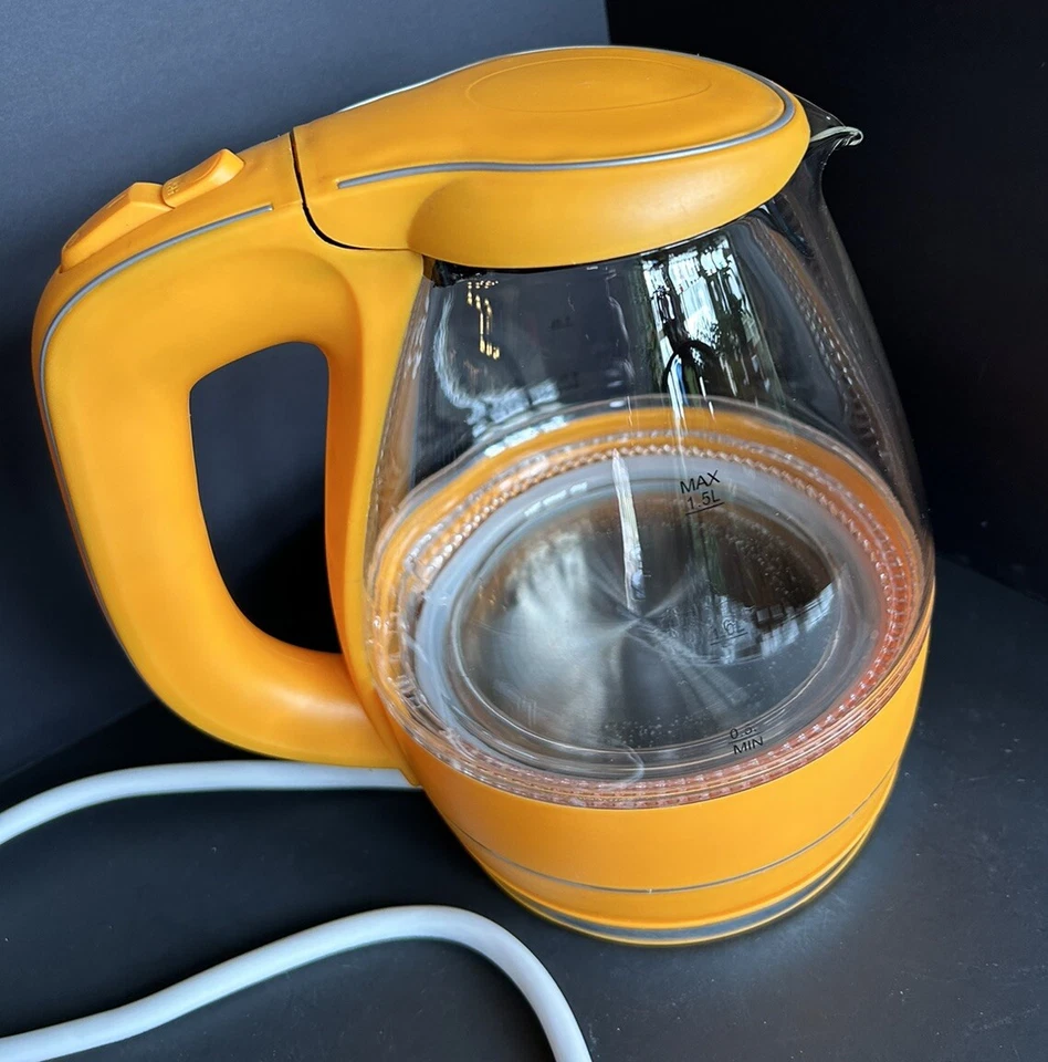 Hervidor eléctrico de vidrio OVENTE caldera de agua caliente 1,5 litros Foto 4 de 4