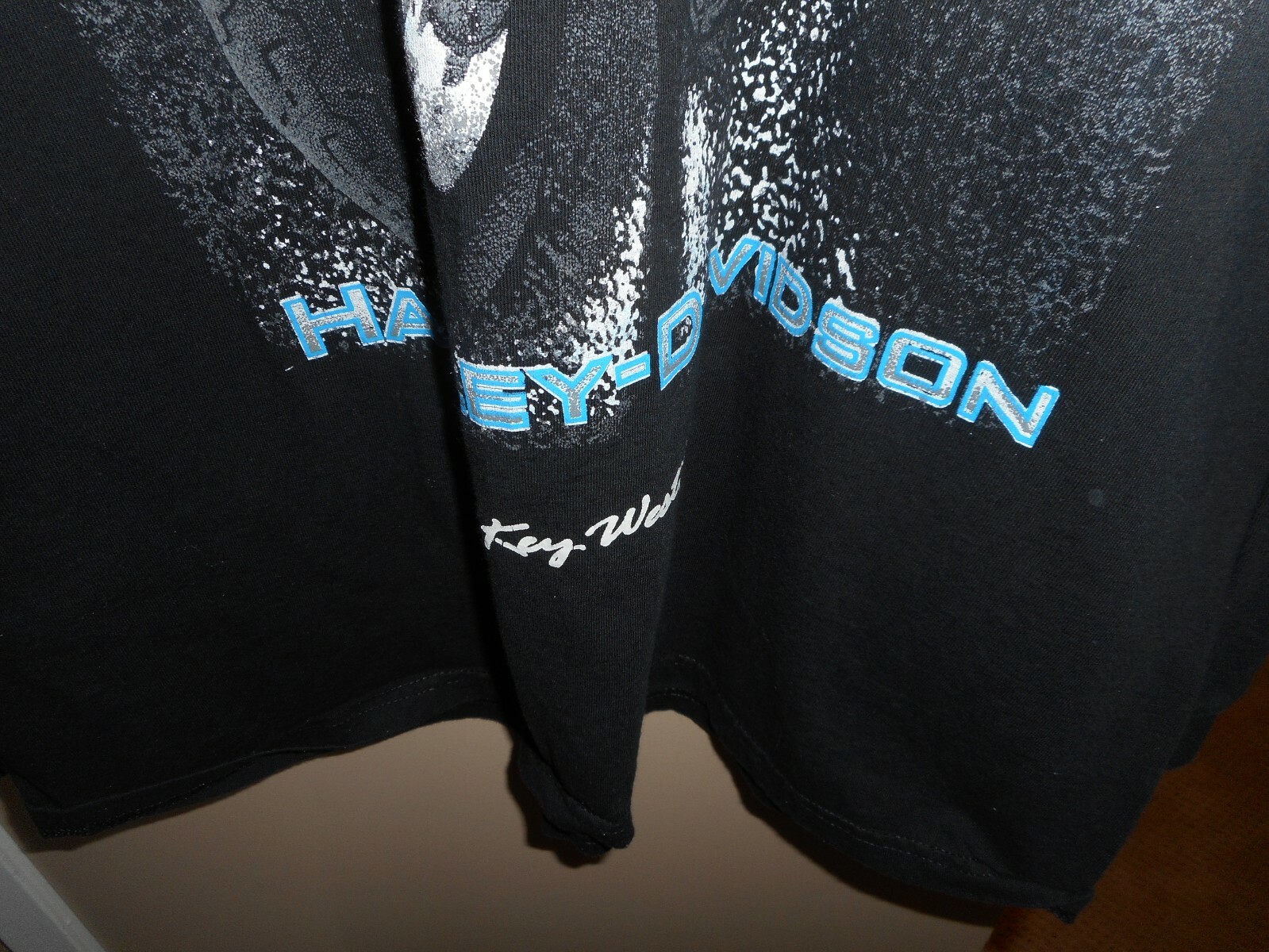 Harley Davidson Key West All Over M/C Cotton Long Sleeve T-Shirt XL RARE USA image 2