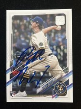 PATRICK WEIGEL Signed 2021 Topps Update Baseball Card #US31 Brewers Rookie AUTO