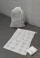 British Army Large Drawstring Mesh Laundry Linen Wash Cloths Doby Bag - New