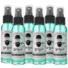 Hand Sanitizer Spray Eucalyptus Scented 6x 3.4oz (100mL) Travel Size 6-pack