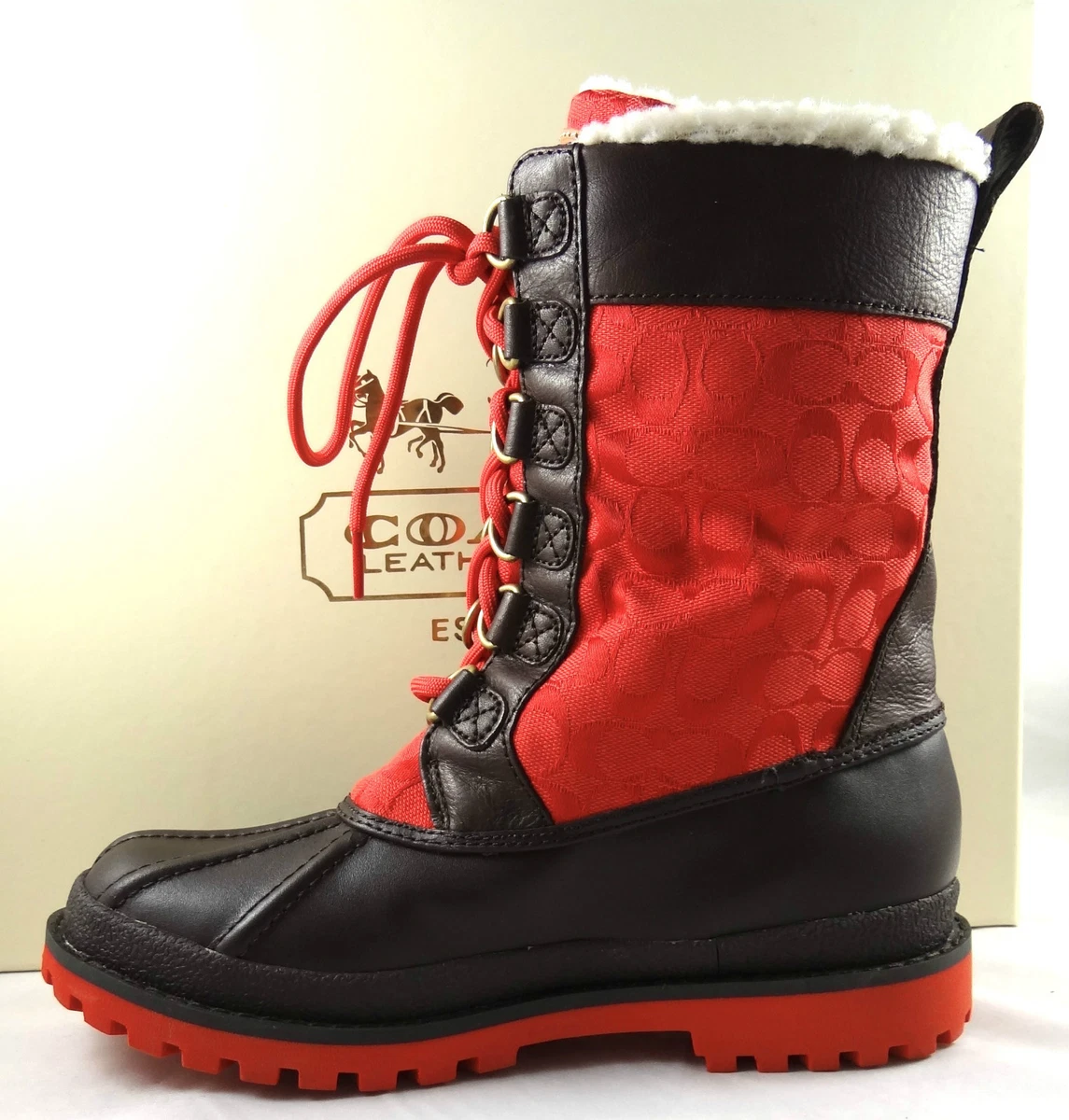 Coach laura boots clearance